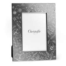 Christofle シルバー フォトフレーム 4x6インチ Amazon.co.jp: Christofle Graffiti シルバーメッキ 4x6 写真フレーム